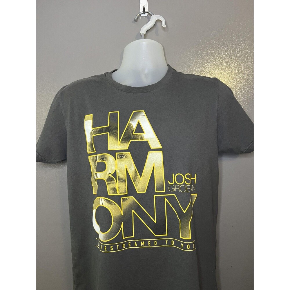 Josh Groban Harmony Shirt Mens Medium Gray Livestream Concert Series 2020 Tee